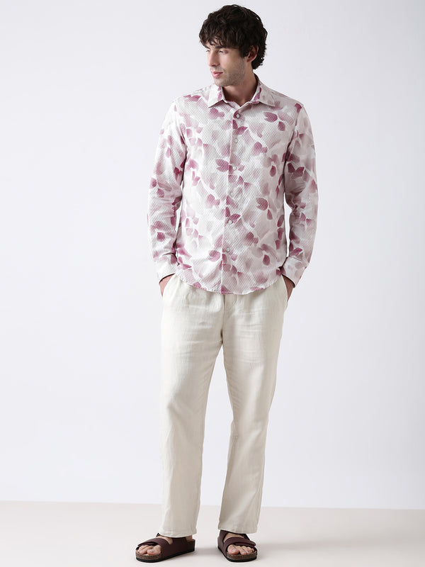 Dusty Pink Print Shirt