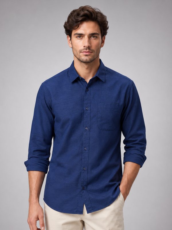 Navy Oxford Shirt