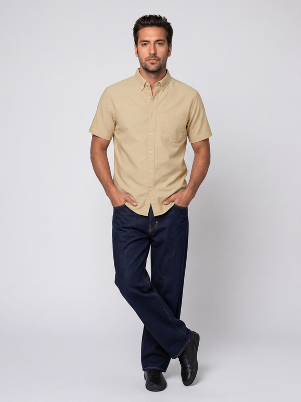 Butter Yellow Oxford Shirt