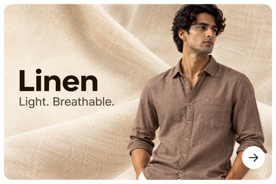 Linen — light, breathable shirts