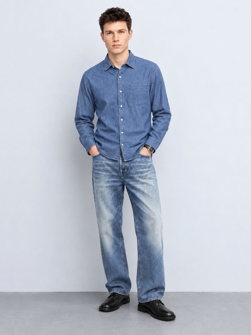 Denim Light Indigo Shirt
