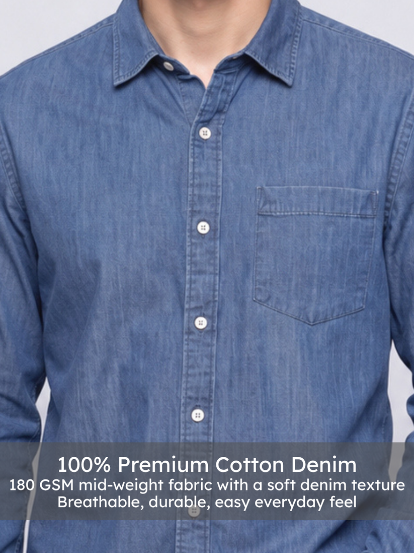 Denim Light Indigo Shirt