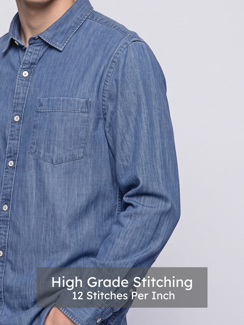 Denim Light Indigo Shirt