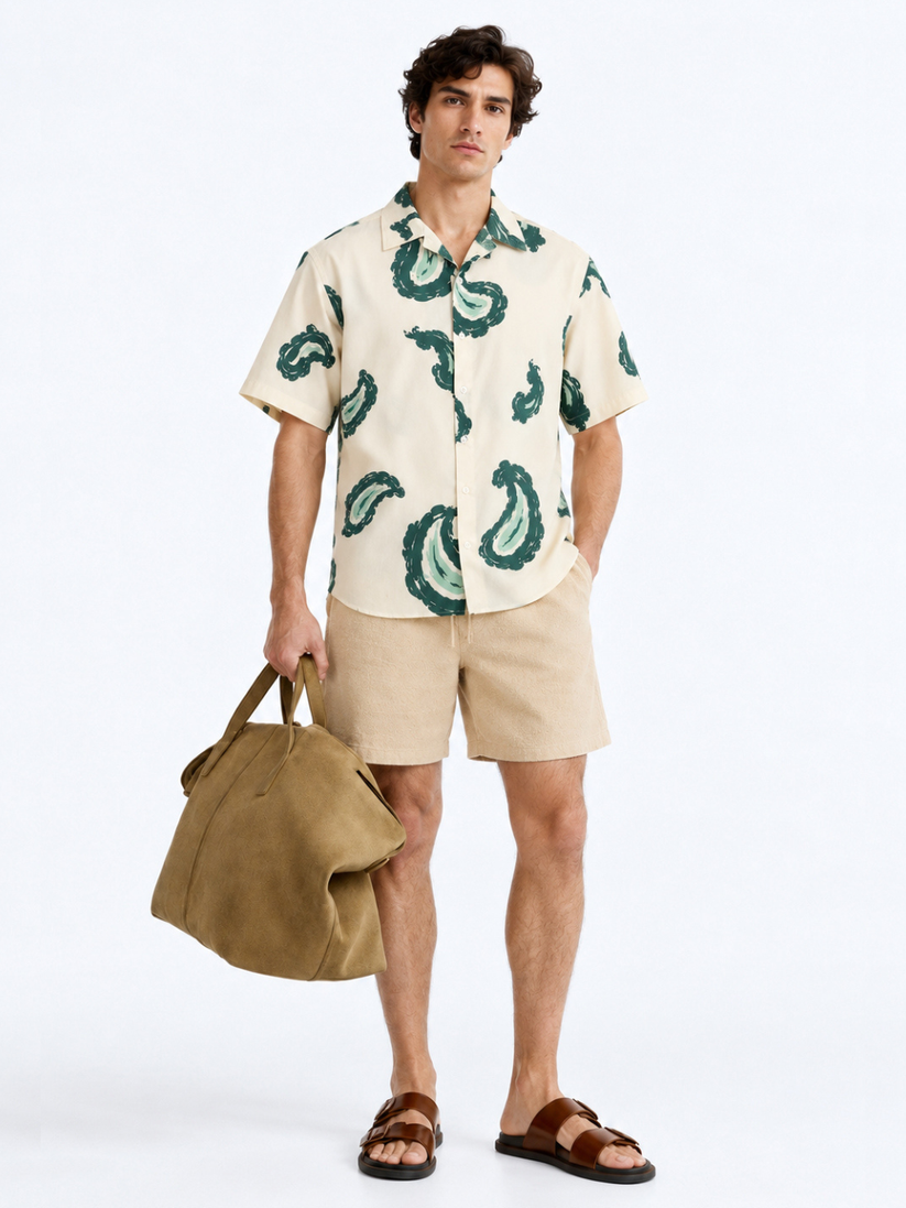 Botanical Paisley Resort Shirt