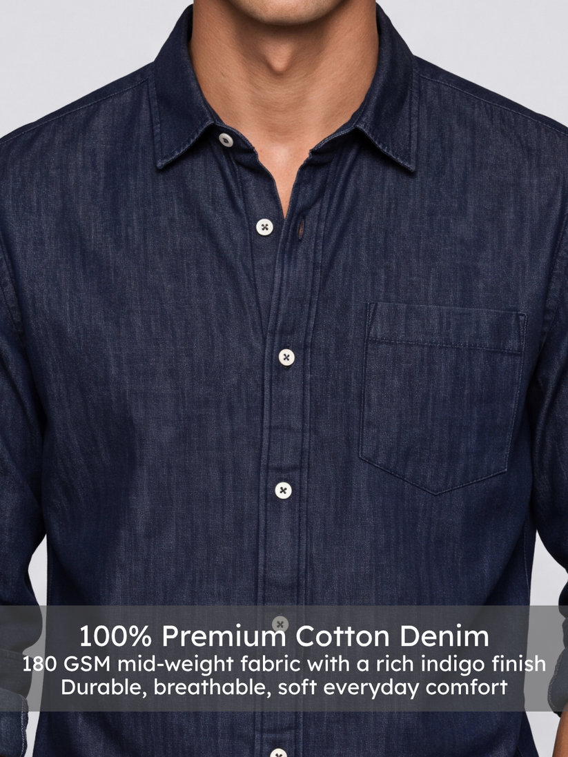 Denim Dark Indigo Shirt