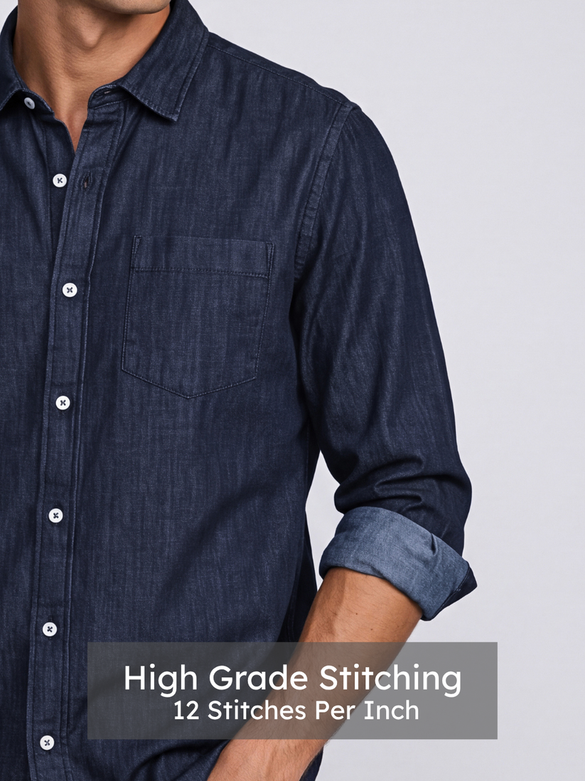 Denim Dark Indigo Shirt