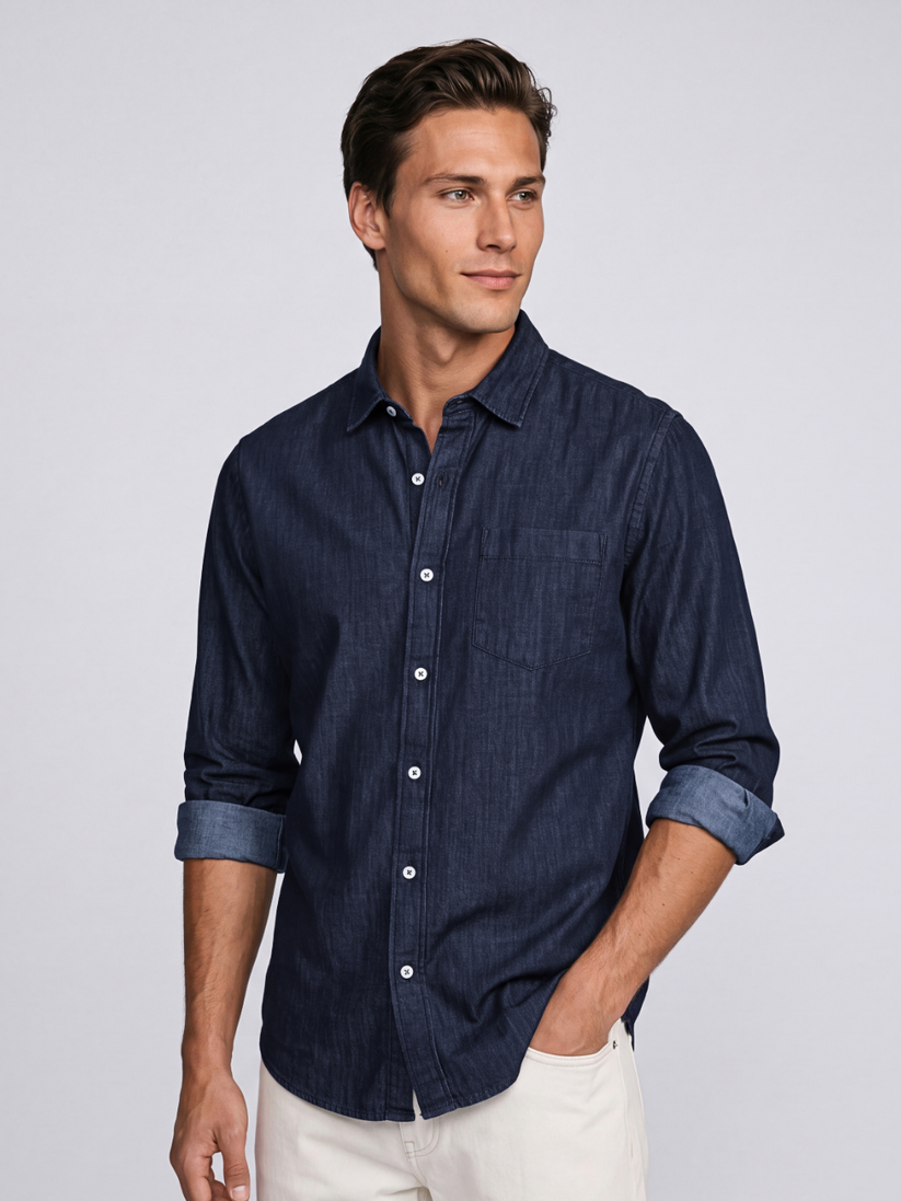 Denim Dark Indigo Shirt