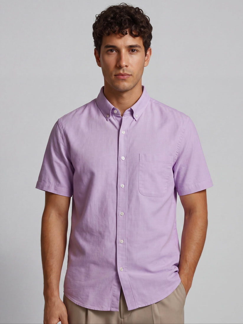 Lavender Oxford Shirt