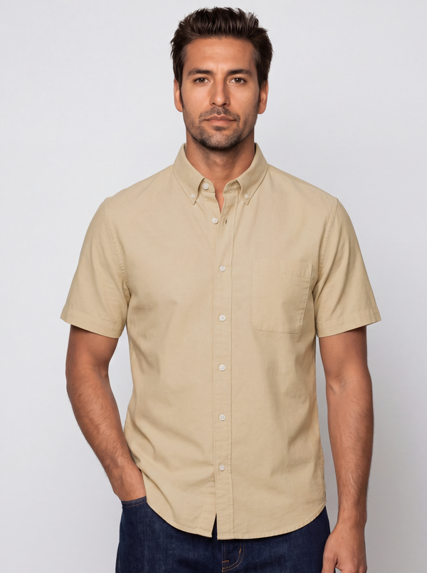 Butter Yellow Oxford Shirt