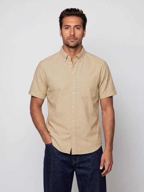 Butter Yellow Oxford Shirt