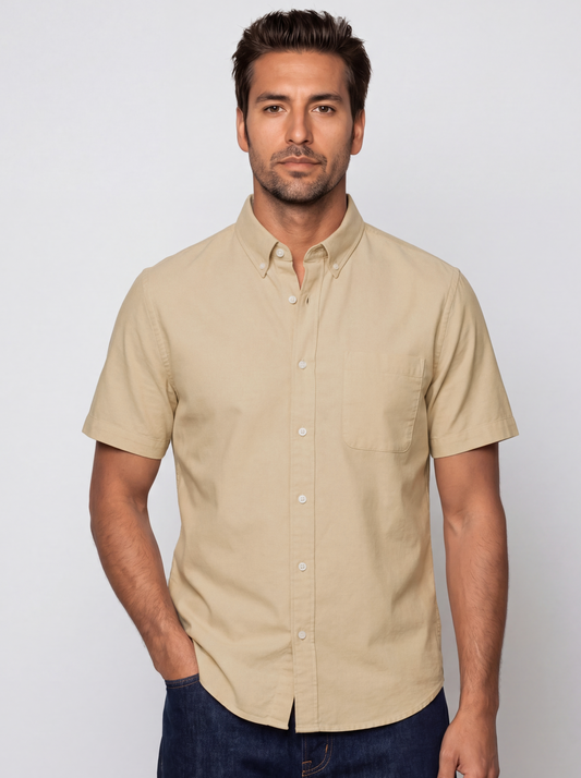 Butter Yellow Oxford Shirt