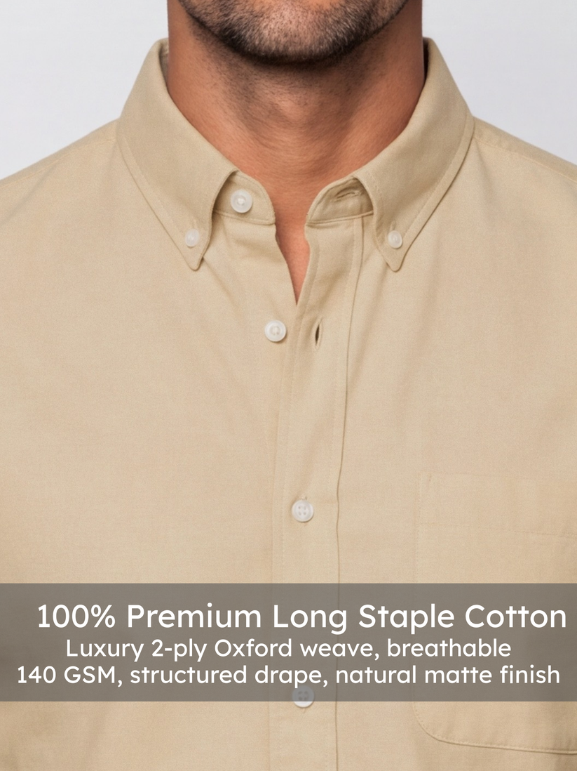 Butter Yellow Oxford Shirt