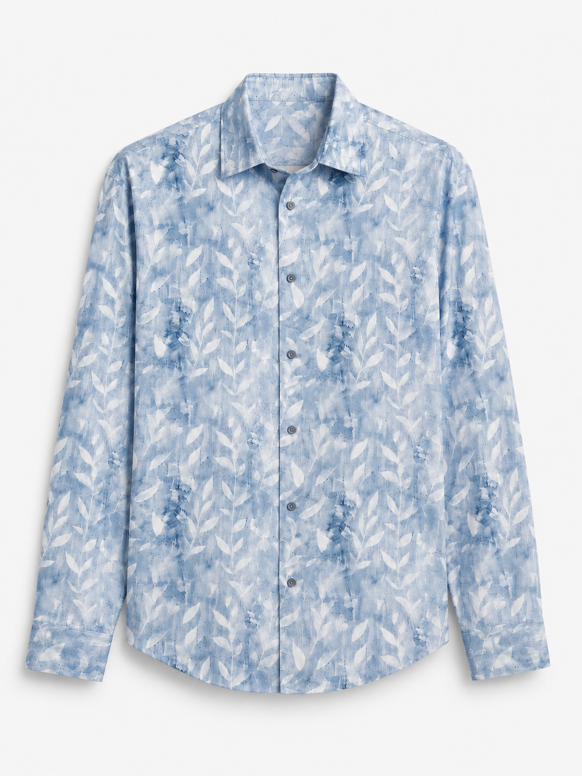 Urban Blue Print Shirt