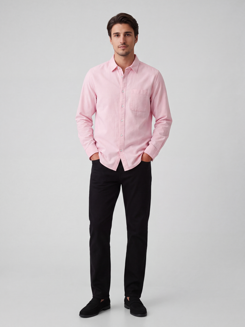 Pink Oxford Shirt