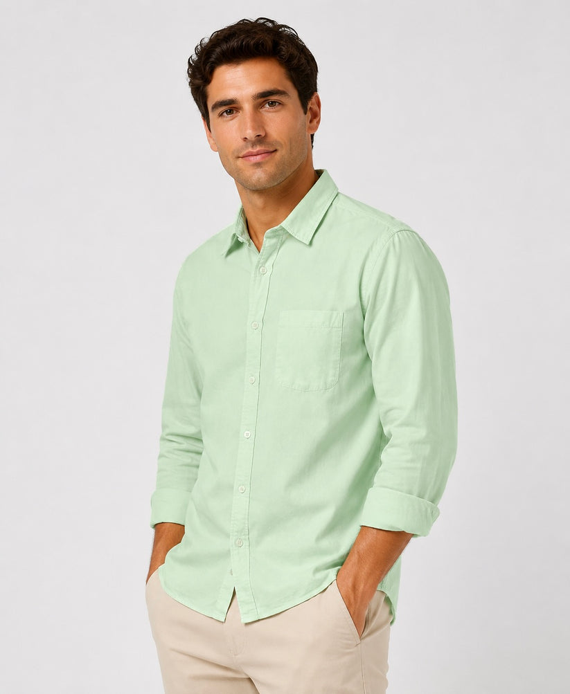 Green Oxford Shirt
