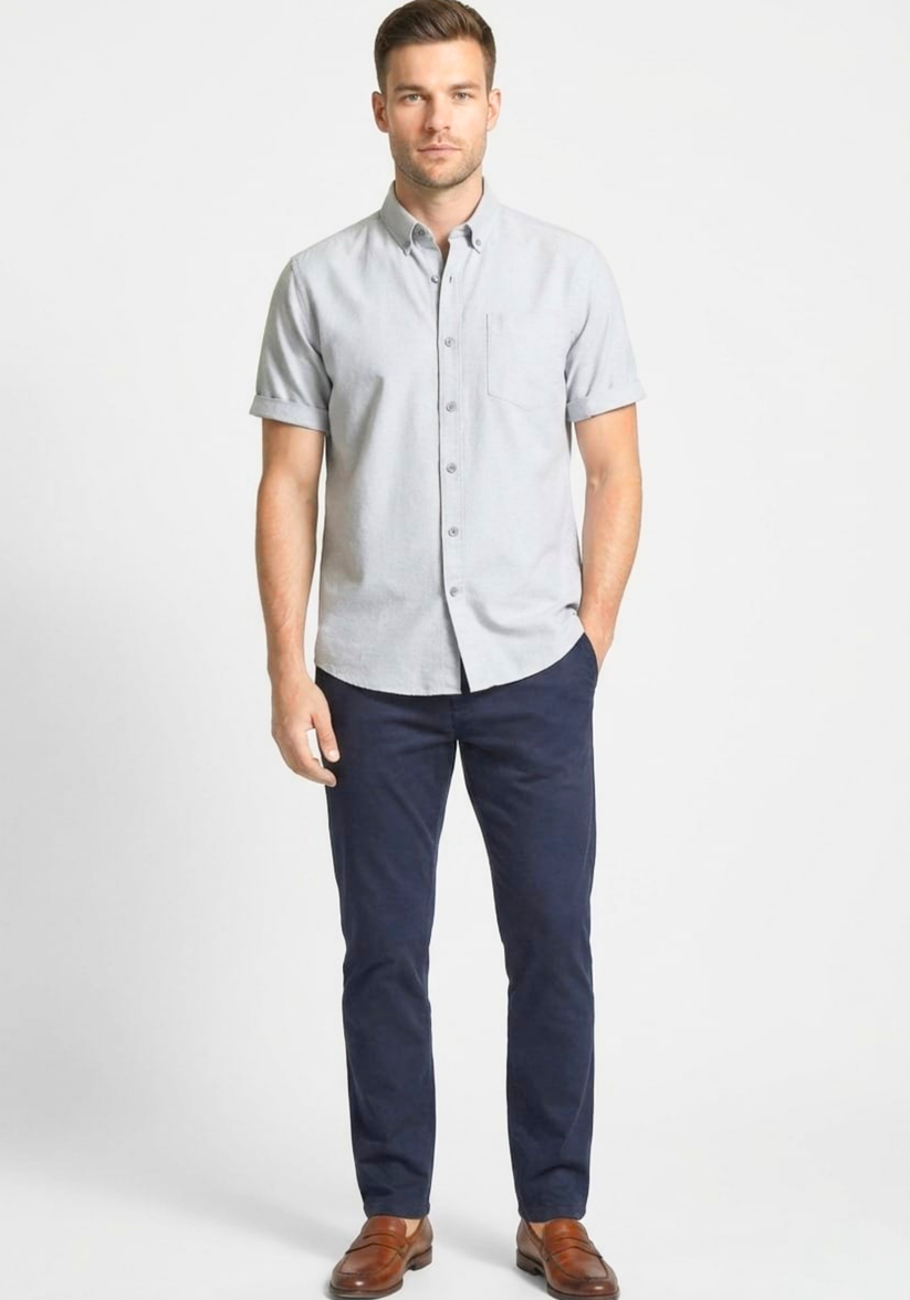 Light Grey Oxford Shirt