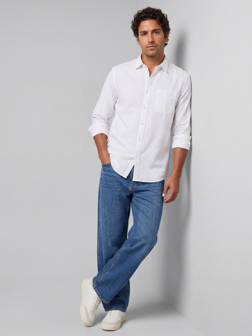 White Oxford Shirt