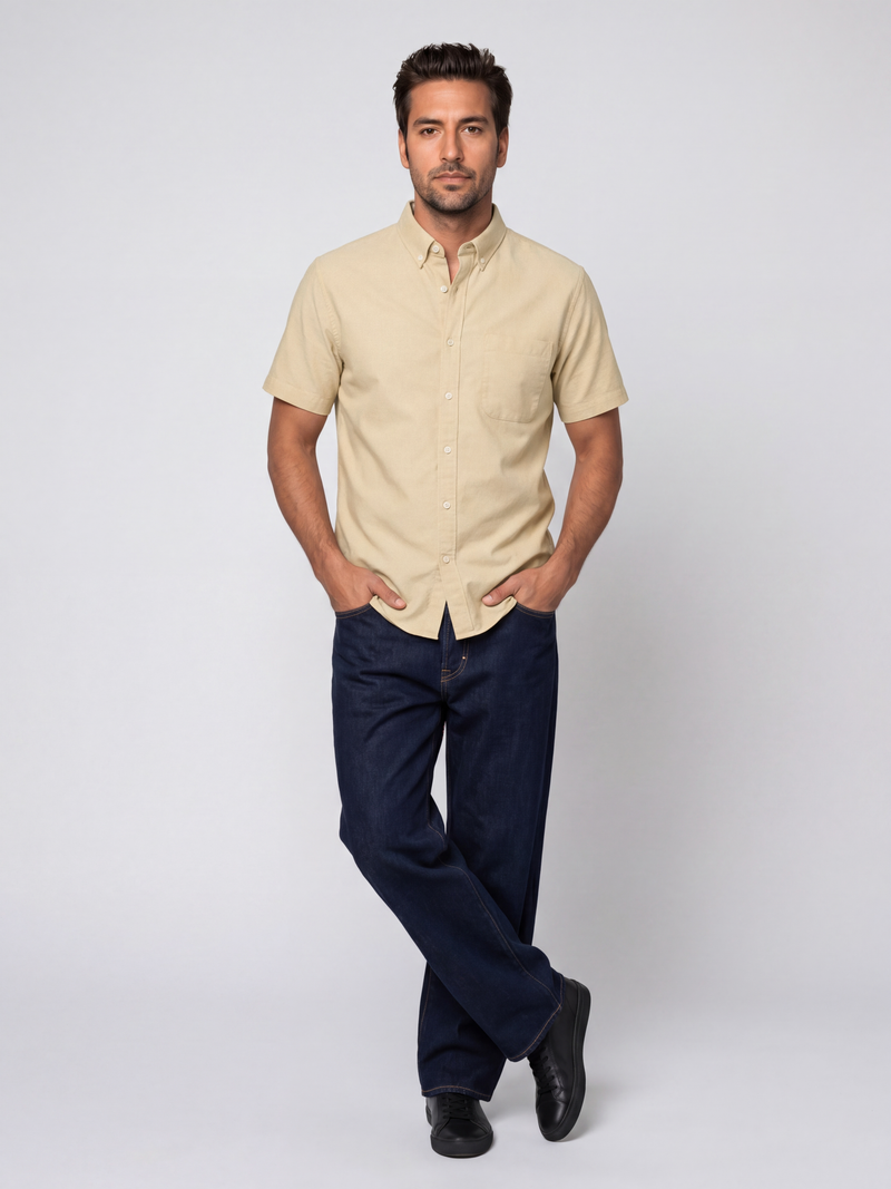 Butter Yellow Oxford Shirt