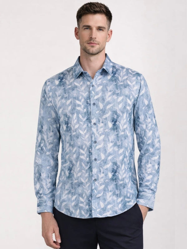 Urban Blue Print Shirt