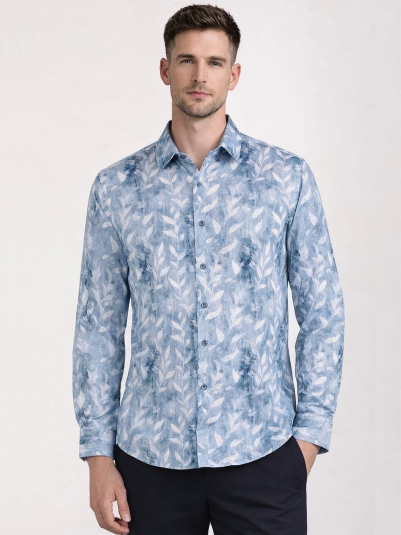 Urban Blue Print Shirt