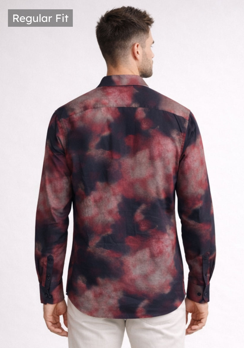 Midnight Aura Print Shirt