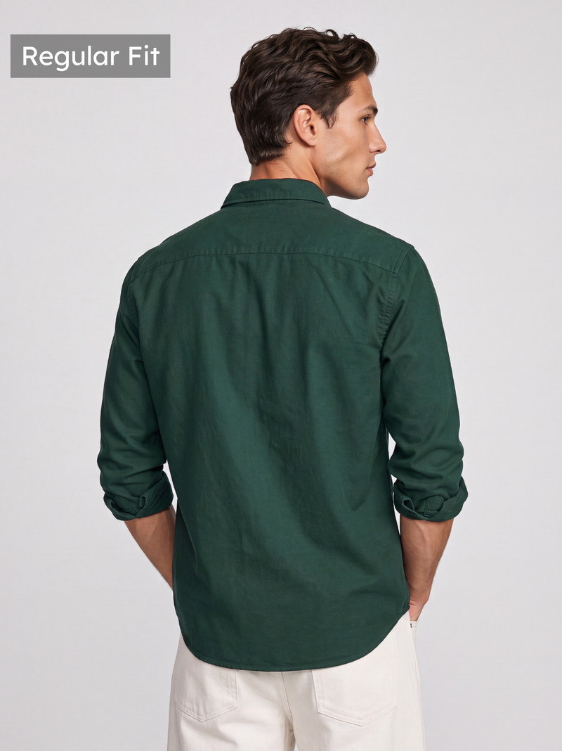 Dark Green Oxford Shirt