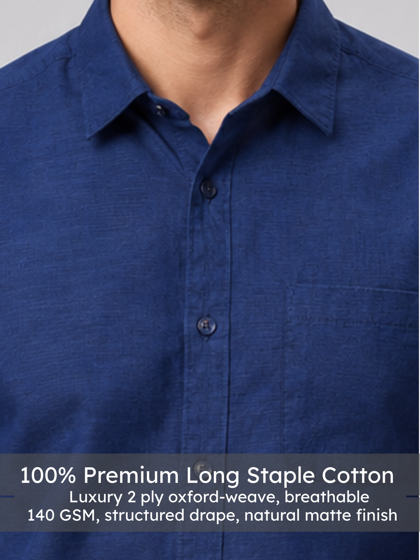 Navy Oxford Shirt