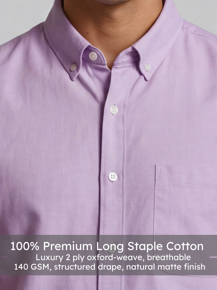 Lavender Oxford Shirt