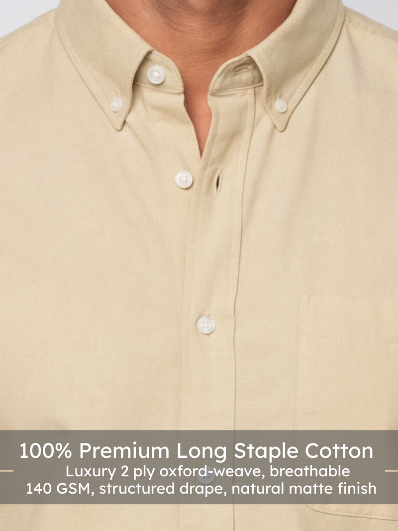 Butter Yellow Oxford Shirt