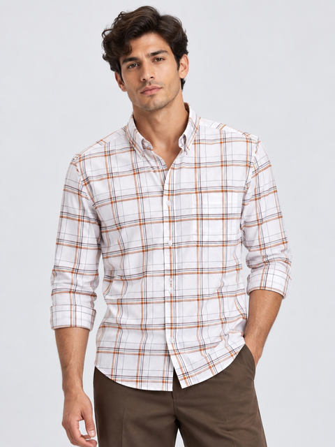 Sandstone Windowpane Shirt