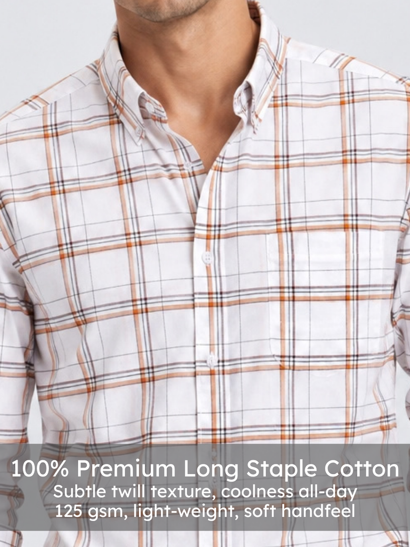 Sandstone Windowpane Shirt