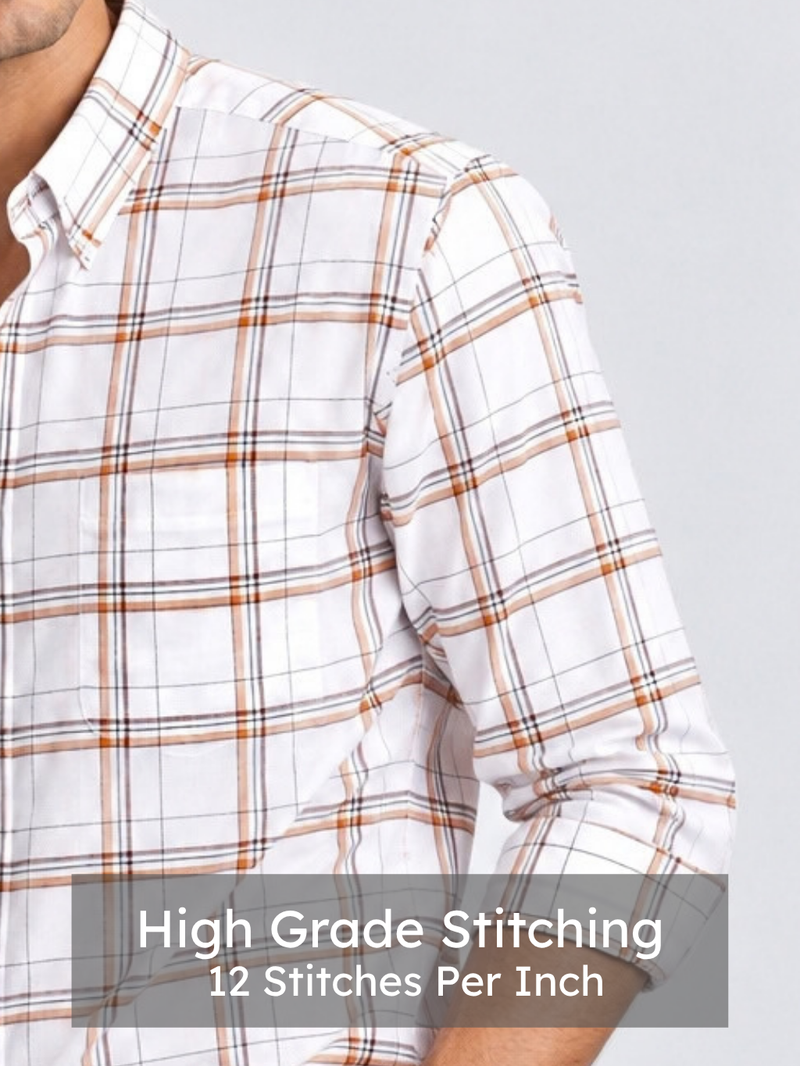 Sandstone Windowpane Shirt