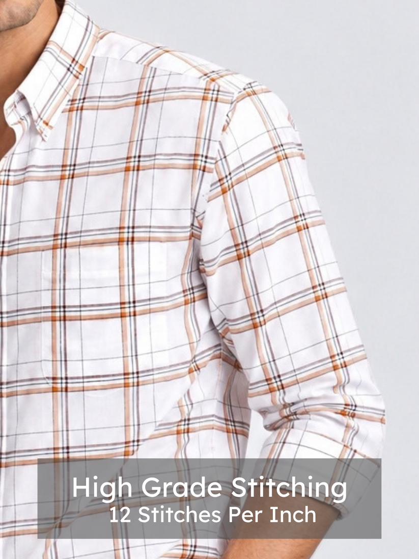 Sandstone Windowpane Shirt