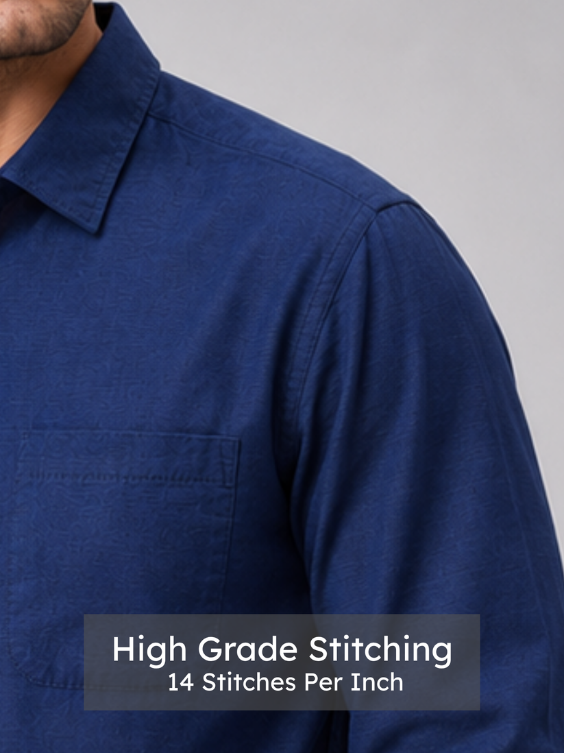Navy Oxford Shirt