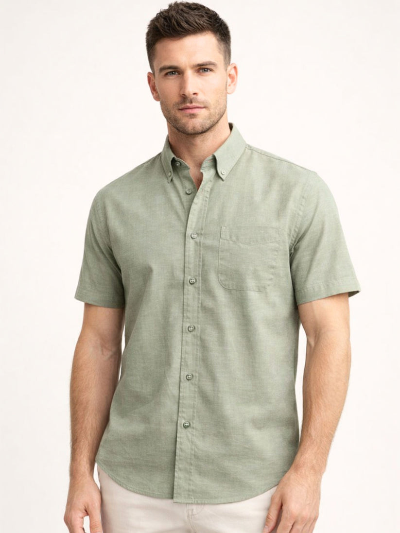 Sage Green Oxford Shirt SLAY.FASHION Sage Green Oxford Shirt SLAY.FASHION