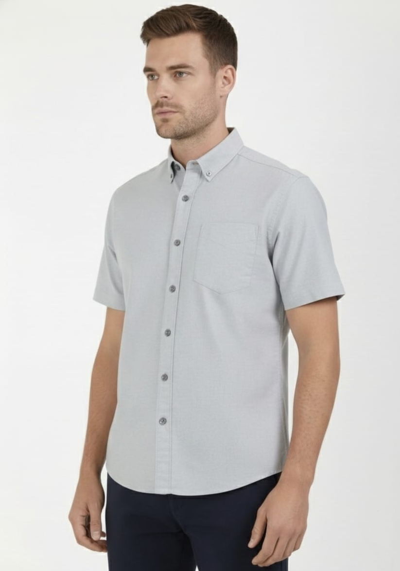 Light Grey Oxford Shirt