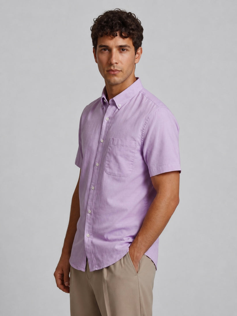 Lavender Oxford Shirt