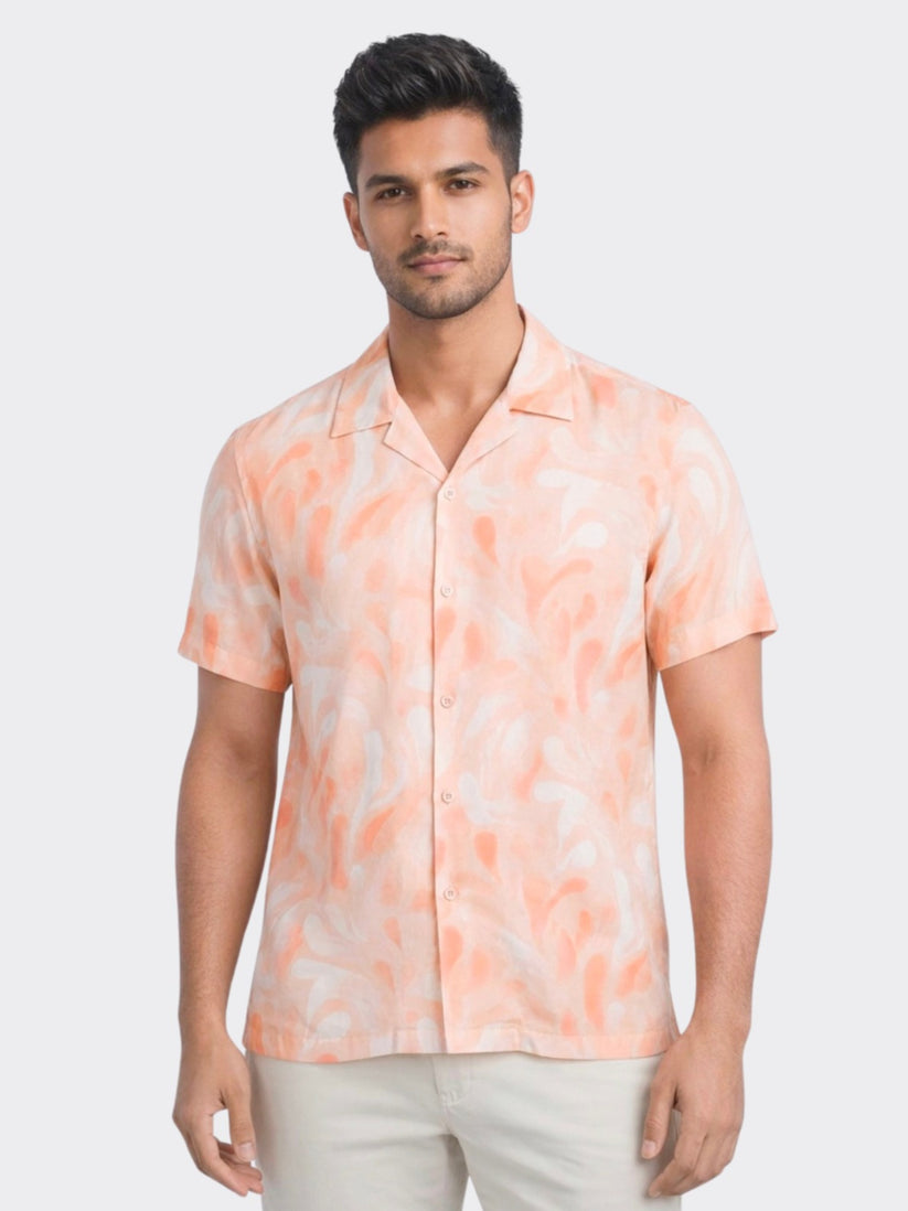 TENCEL™ Peach Print Shirt