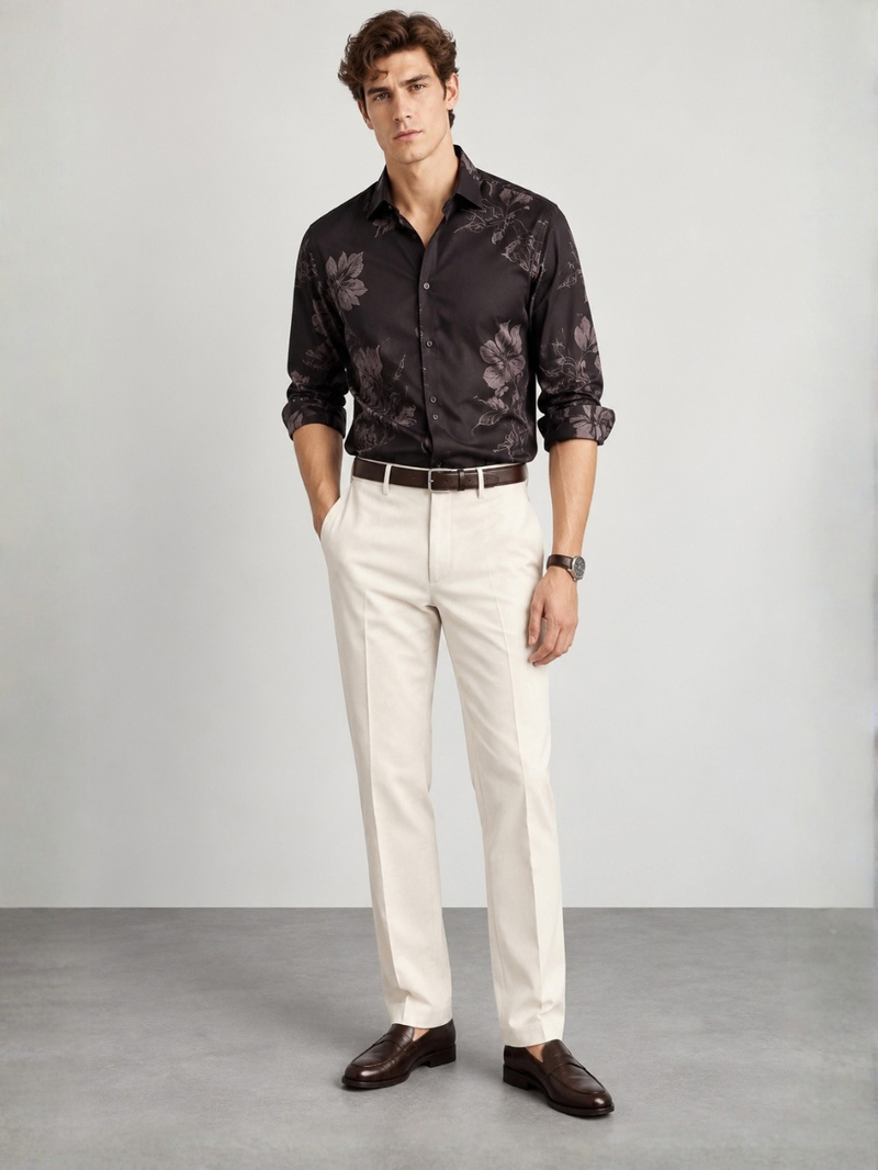 Slim Fit Midnight Ember Shirt