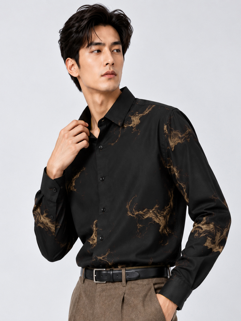 Slim Fit Midnight Ember Shirt