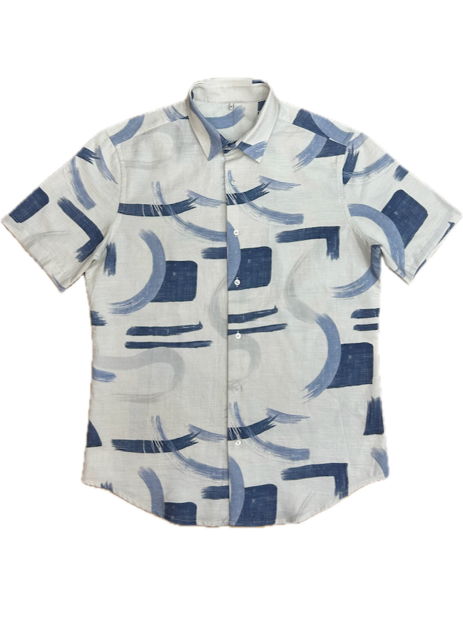 Paint Stroke Print Shirt