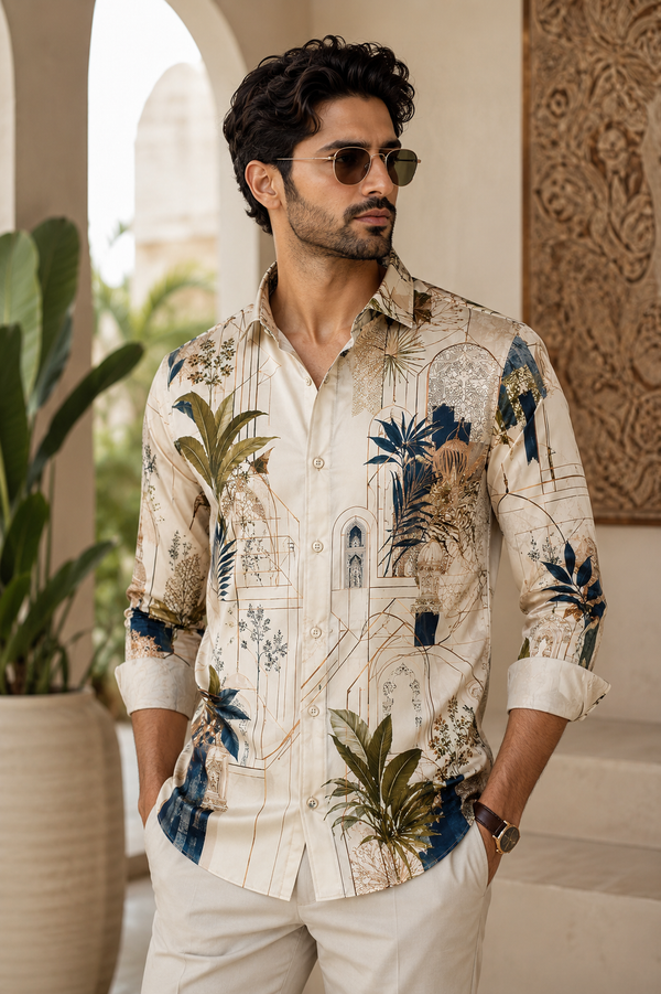 Royal Turtle printed shirt