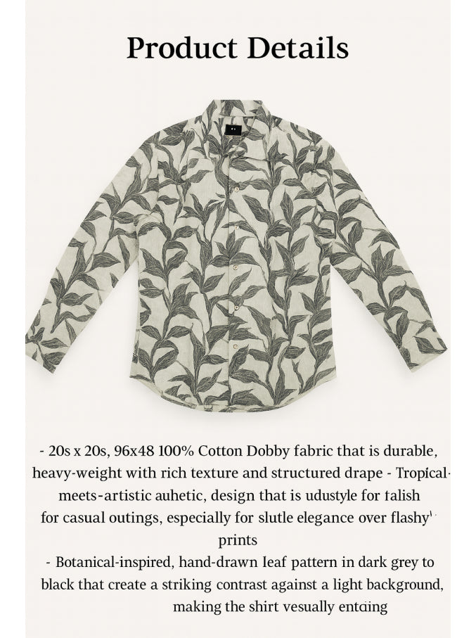 Leaf Print Shirt