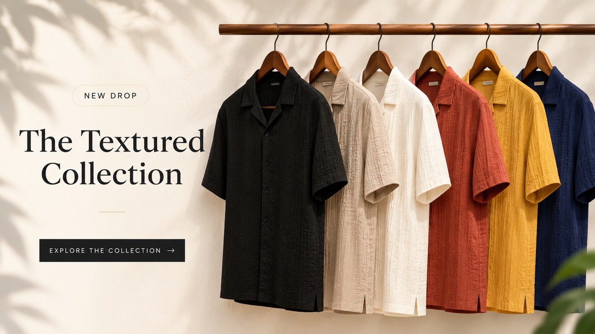 Shop Jacquard Textured Shirts