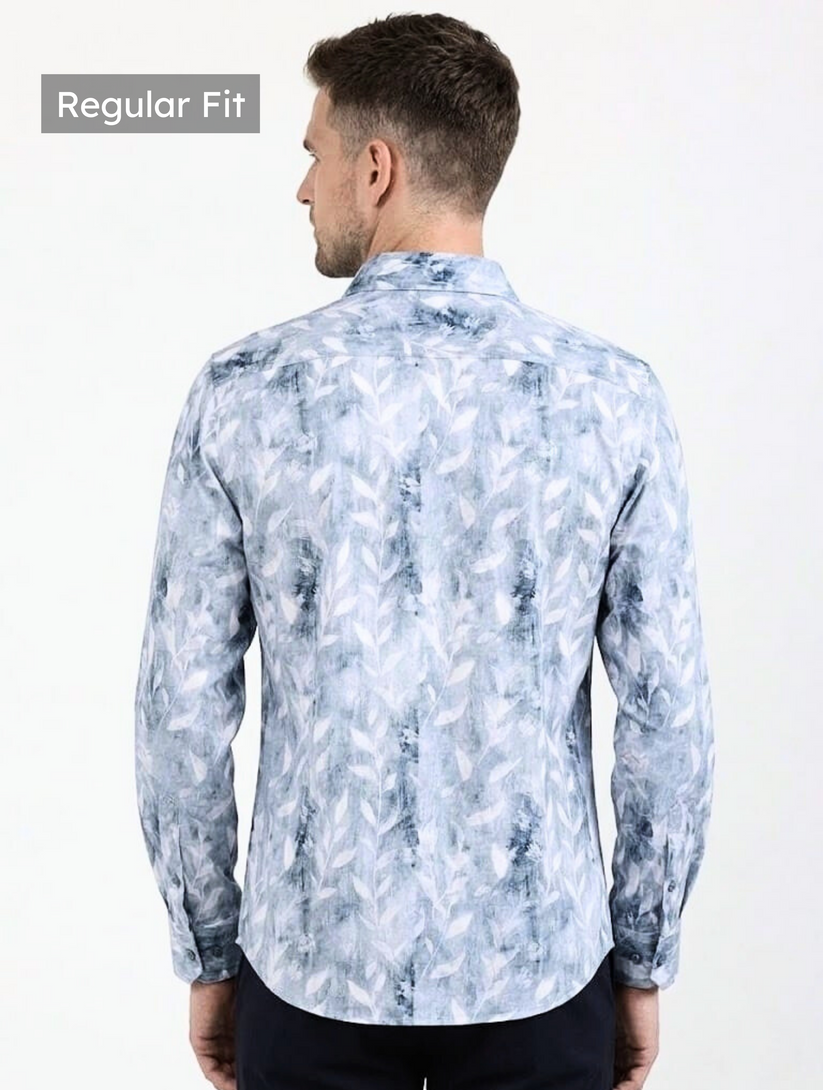 Urban Blue Print Shirt