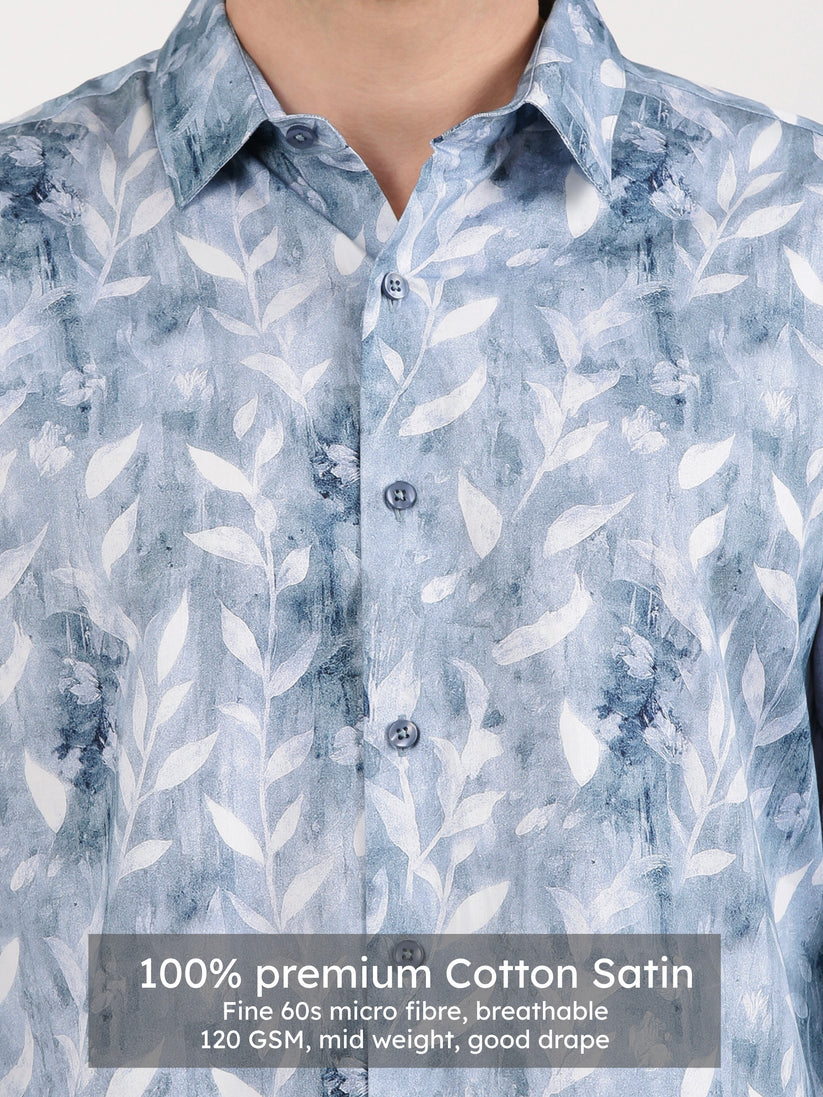 Urban Blue Print Shirt