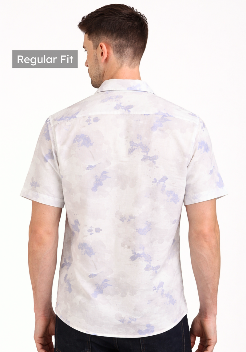 Ivory Mist Print Shirt