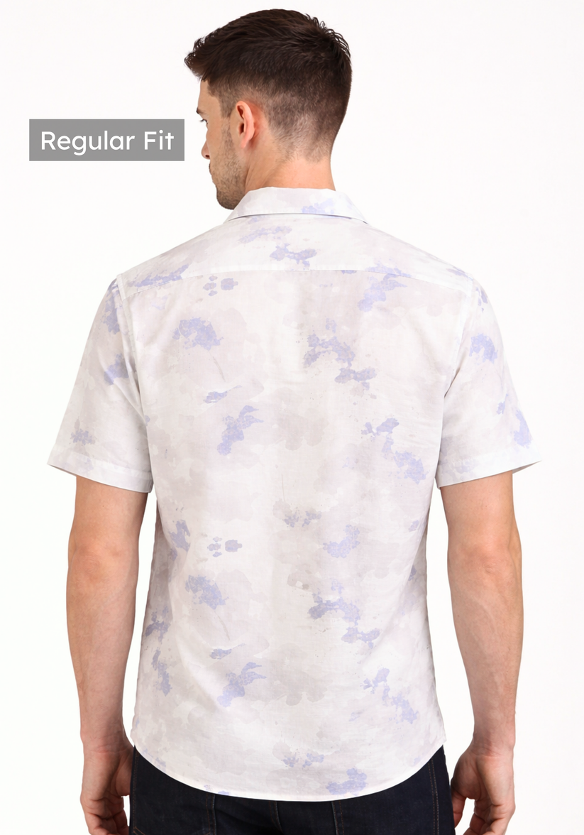 Ivory Mist Print Shirt