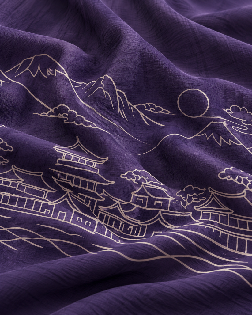 The Kyoto Horizon Crinkled Shirt