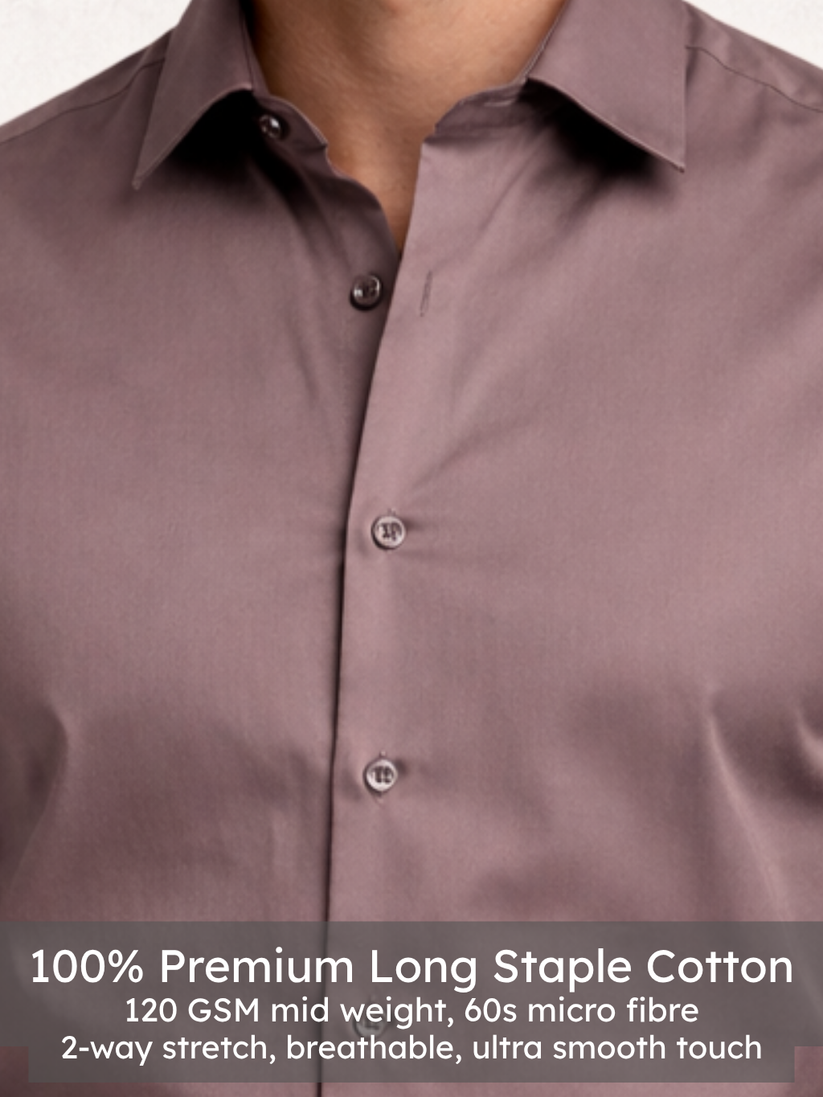 Twilight Mauve Luxe Stretch Shirt